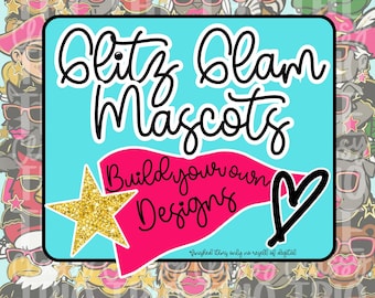 Glitz Glam: crea tu propio paquete / Diseño digital / PNG / Sublimación / DTF / Preppy / Diseños de camisetas / Tendencias / Mascotas / Brillantina artificial