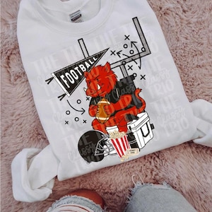 Fußball Team Doodle | Digitales Design | PNG | Sublimationsdruck | Y2K | Maskottchen T-Shirt Design | Camo Maskottchen | Original Designer