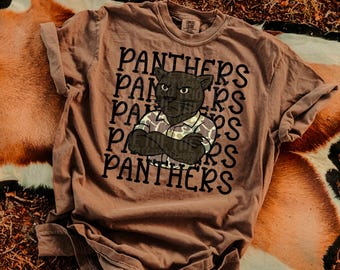 Old Camo Stacked | Digital Design | PNG | Sublimation | Camouflage | Panthers | Mascot Shirt Design | Camo Mascot | Original Designer