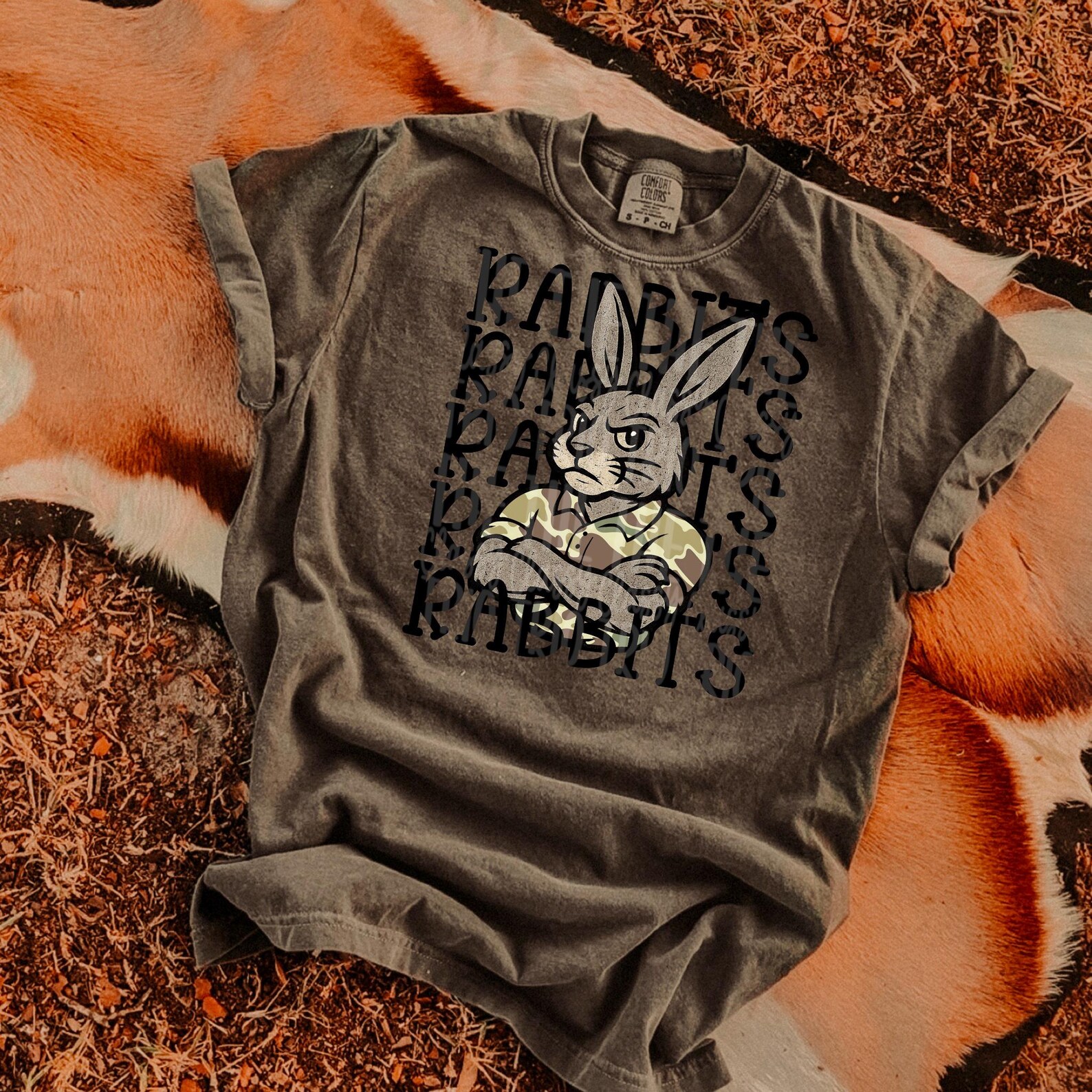 Howling Rabbit Shirt Camo Rabbits Mascot Shirt Design | PNG, Sublimation (digital Design) - Etsy