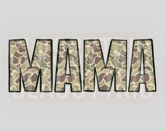 Old Camo Mama | Digital Design | PNG | Sublimation | Camouflage | Hunting | Country Shirt Design | Hunting Shirt