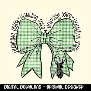 Deer Hunting Wife | Digital Design | PNG | Sublimation | Coquette | Bow | Shirt Design | Trending