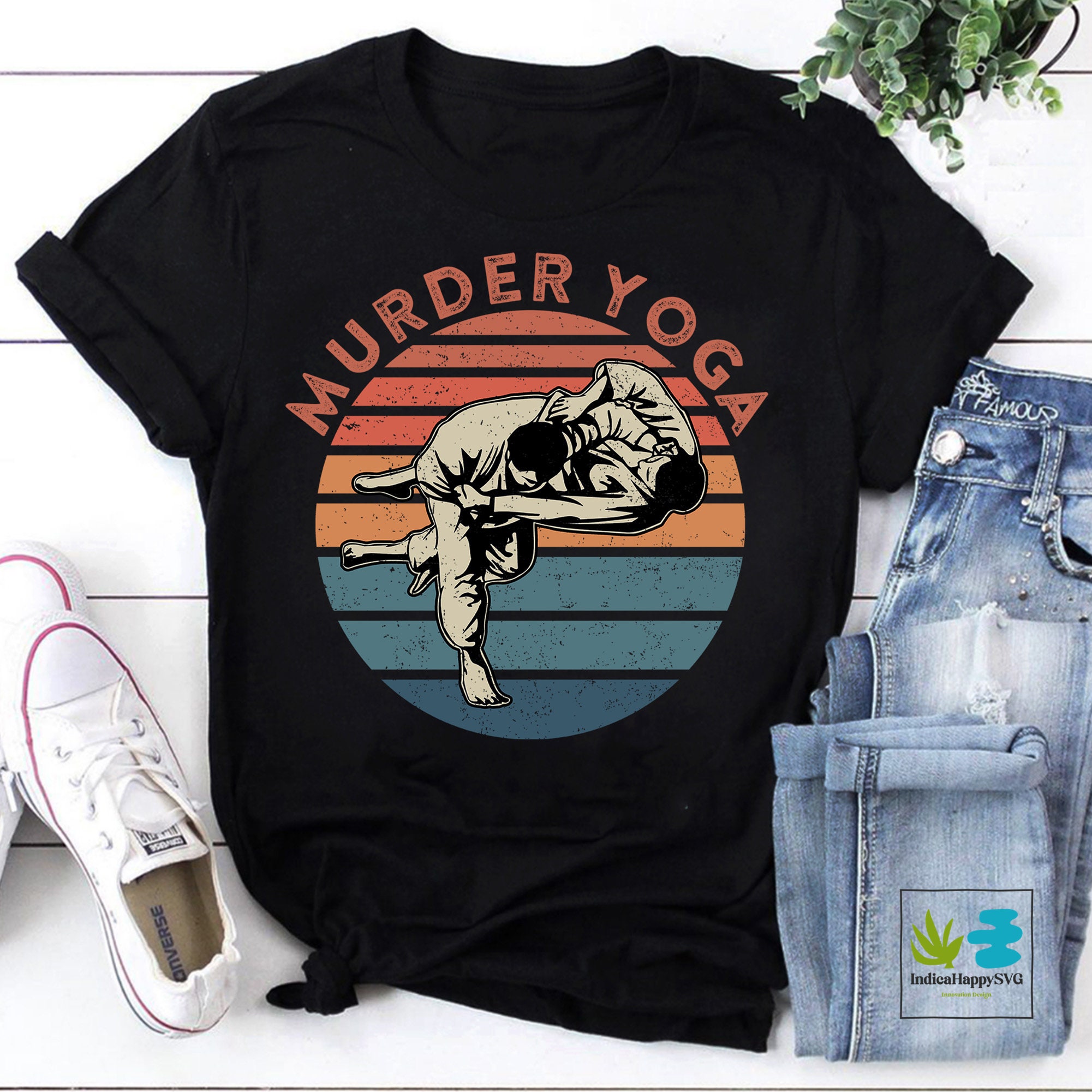 murder yoga t shirt