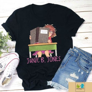 Cute Junie B Jones Teacher Unisex T-Shirt, Children&#39;s Book Shirt, Kindergarten Shirt, Junie B Jones Shirt, Back To School Gift