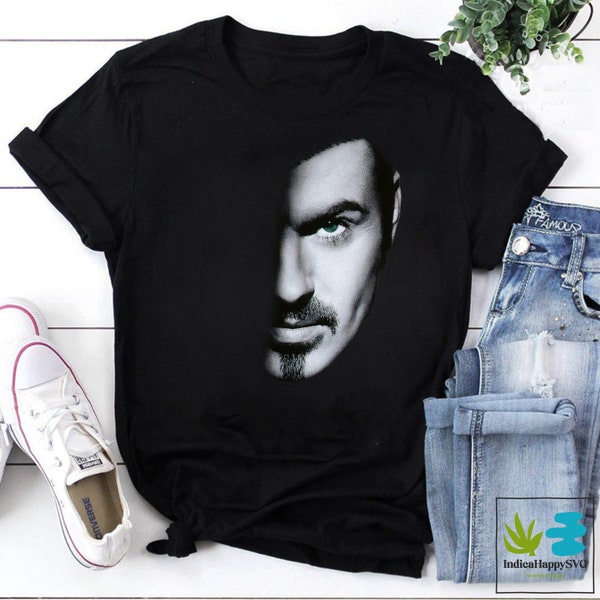 George Michael Darkness Face Vintage T-Shirt, George Michael Shirt, Country Music Shirt, Singer Shirt, Rock Music Shirt, Musician Shirt