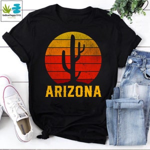 Arizona Kaktus Cooles Design Vintage T-Shirt, Arizona Shirt, Abenteuer Shirt, Wüste Shirt, Arizona Wüste Shirt, Kaktus Shirt