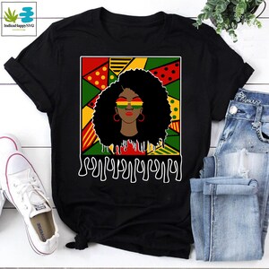 Schwarzes Königin Cooles Design Juneteenth Vintage T-Shirt, schwarzes Königin Shirt, Juneteenth Shirt, schwarzes Frauen Shirt, schwarzes Rechte Shirt