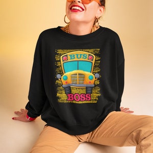 Bus Boss Gift Bus Driver Vintage T-Shirt, Bus Shirt, School Bus Shirt, Bus Vintage Shirt, Funny Bus Shirt, Bus Driver Shirt image 3