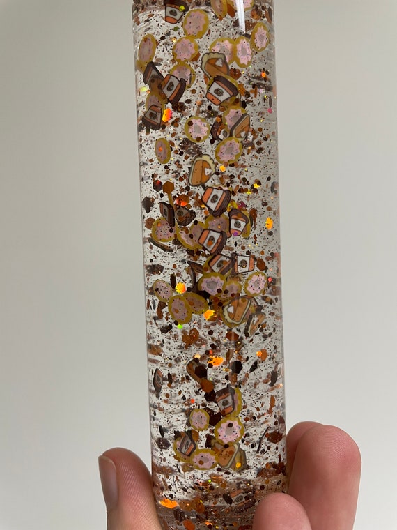 FALL- pumpkin spice | Sensory Bottles | Calm Down Bottles | Anxiety & Stress Relief | Autism Sensory Bottles