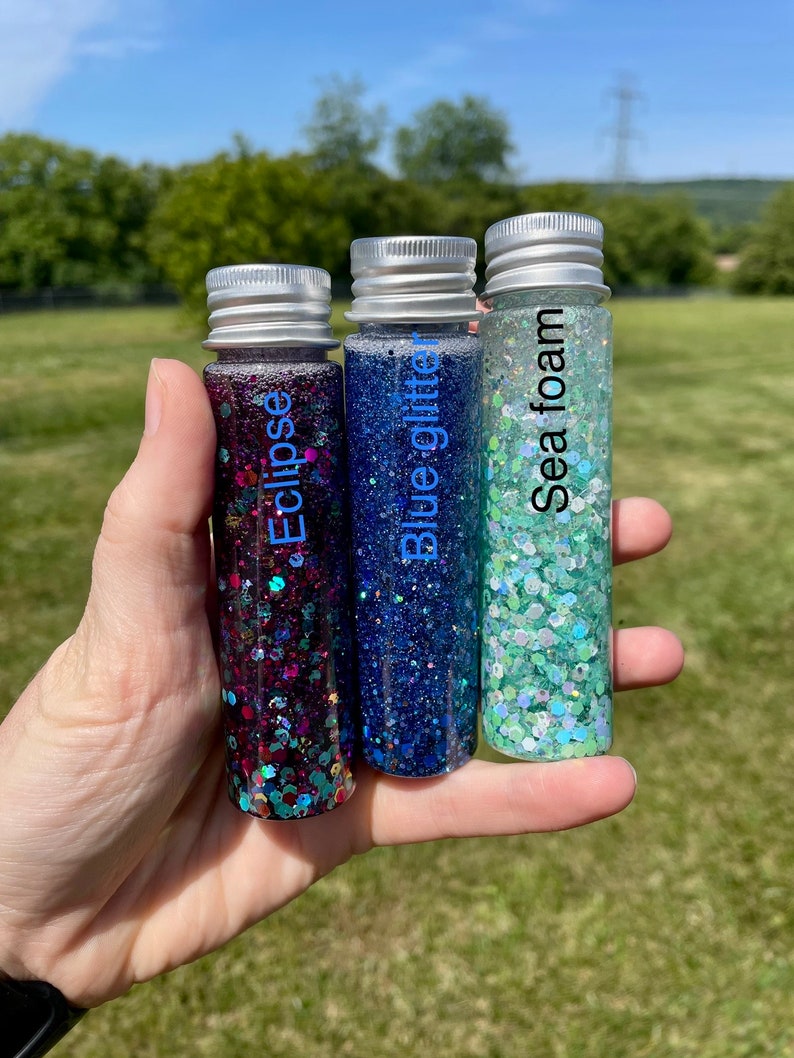 Glitter Mini Bottle Sensory Bottles Calm Down Bottles Anxiety & Stress