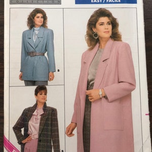Butterick 5759 Misses&#39;/Petite Jacket size 18-22 Bust 40-44” Uncut vintage Family circle collection easy sewing pattern