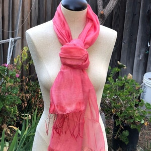 Silk long shoulder cover wrap semi sheer capelet shawl Fringed piano neck scarf birthday women gift for her Christmas gift for mom