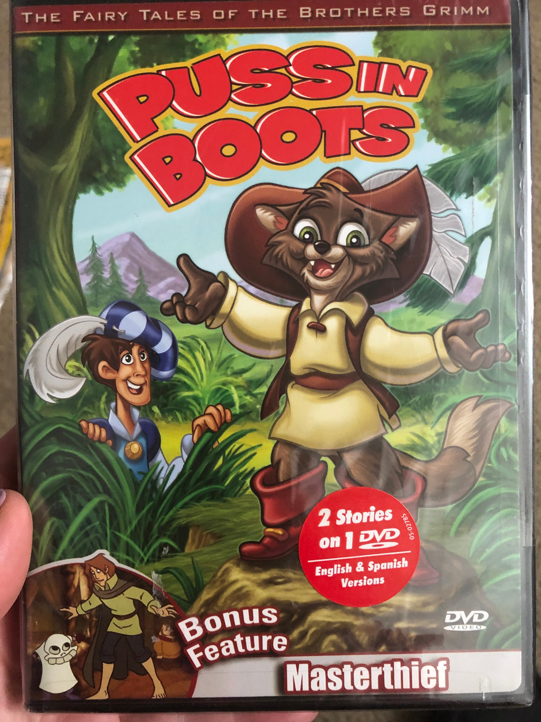 Lot of 3 Dvd Puss in Boots, Playhouse Disney's Little