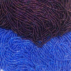 Hiroshima Japanese 2mm Glass Seed Beads, Colorful sz 11/0 Seed Beads 25 g package