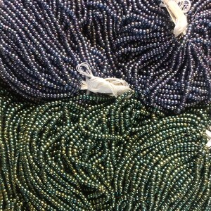 Hiroshima Japanese 2mm Glass Seed Beads, Colorful sz 11/0 Seed Beads 25 g package