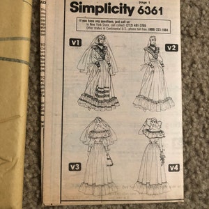 Vintage SIMPLICITY Sewing Pattern 4143 DRESS Size:14 CUT