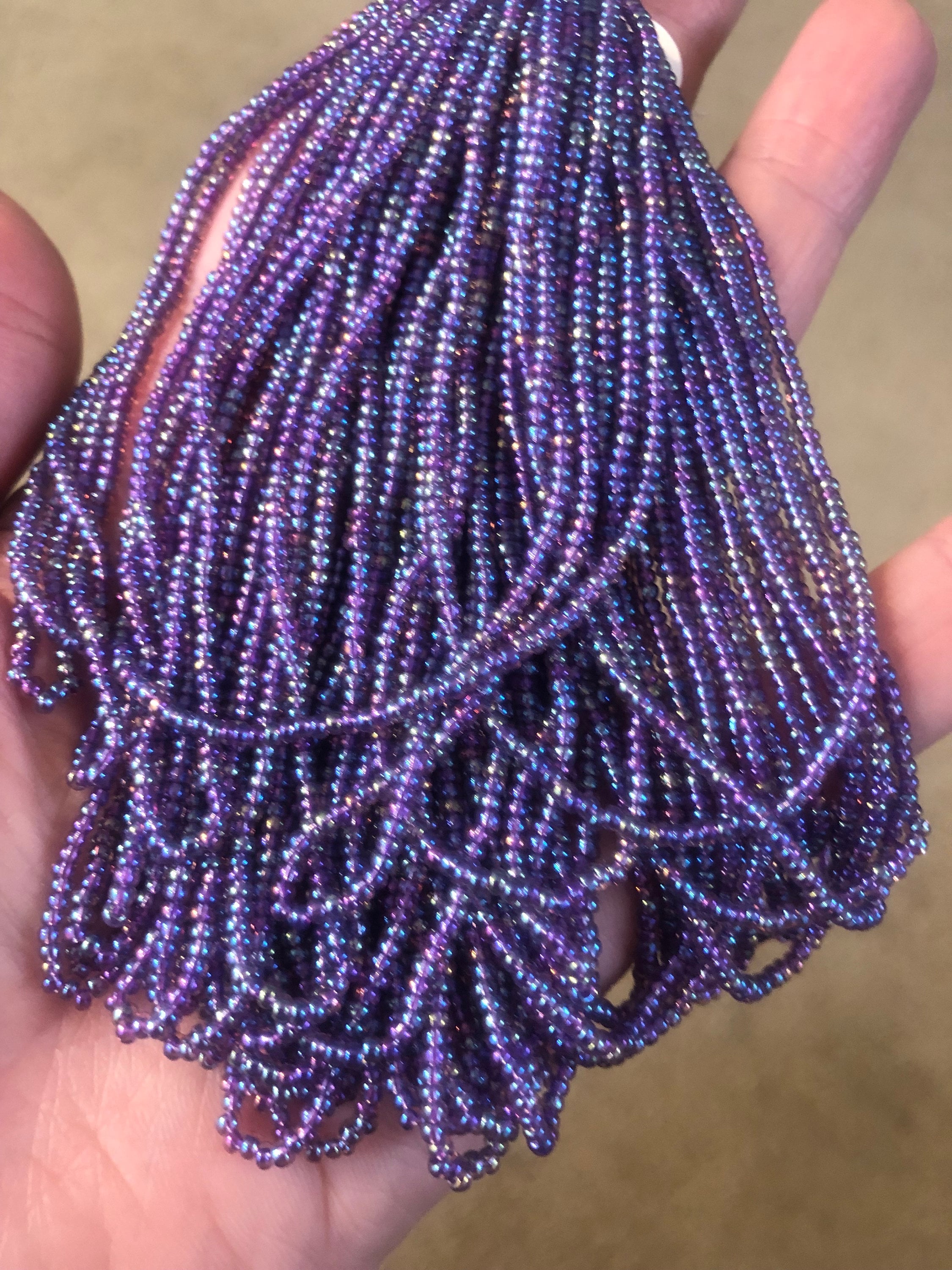 Hiroshima Japanese 2mm Glass Seed Beads, Colorful Sz 11/0 Seed