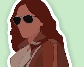 Natasha Sticker- Sticker, Sticker for Hydro flasks, Laptop sticker, Waterproof, Water bottle, Custom stickers