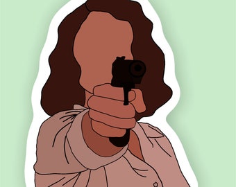 Peggy Carter Sticker- Sticker, Sticker for Hydro flasks, Laptop sticker, Waterproof, Water bottle, Custom stickers