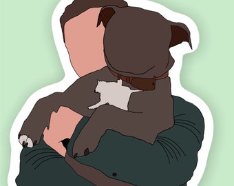 Tom and Tessa Sticker- Sticker, Sticker for Hydro flasks, Laptop sticker, Waterproof, Water bottle, Custom stickers