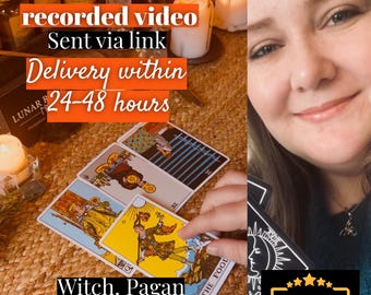 45 minute Video Reading: Recorded Tarot Reading