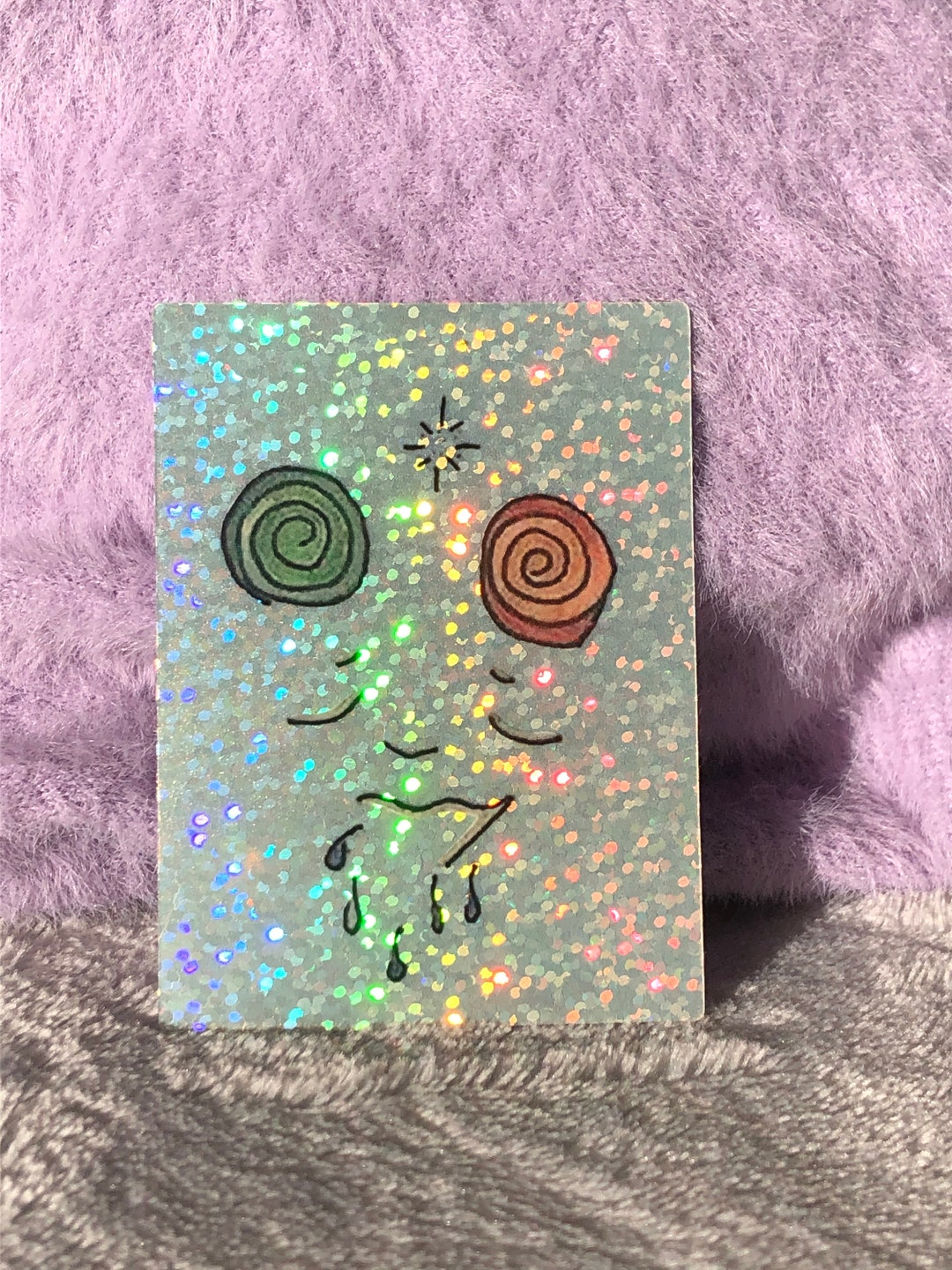 Drol Sticker Spiral Drool Sticker - Etsy
