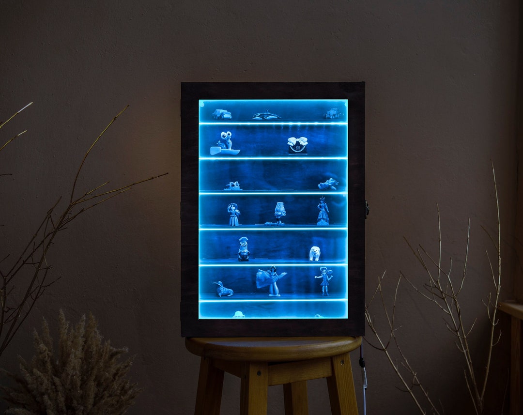 Led Display Case,led Display Shelf,led Display Box,wood Display Case