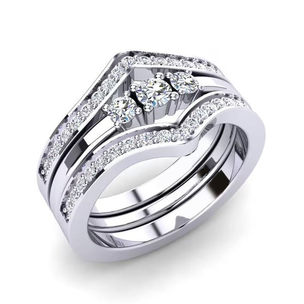 Wedding Ring Set Etsy