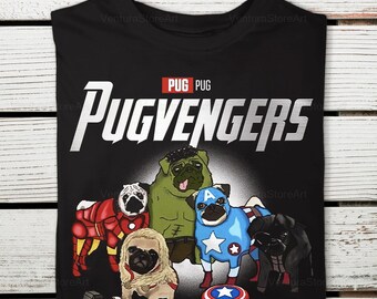 pug avengers shirt
