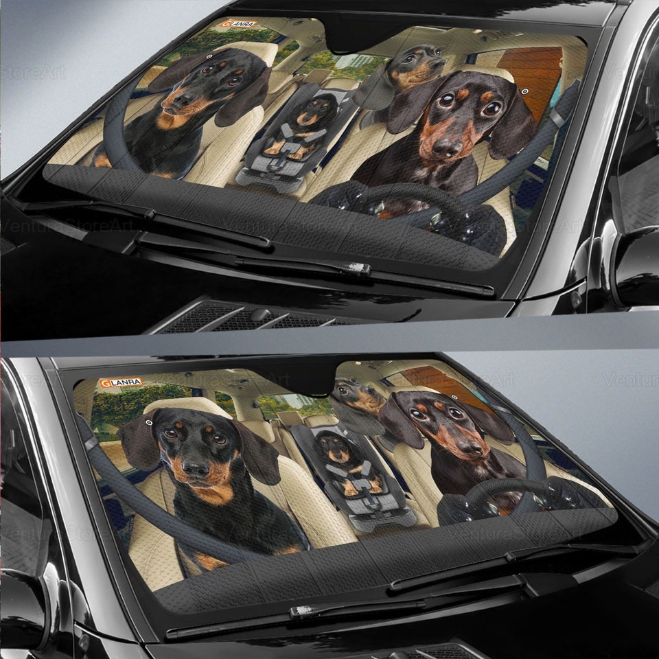 Discover Dachshund Car Sunshade, Dachshund Lover, Dachshund Car Decor