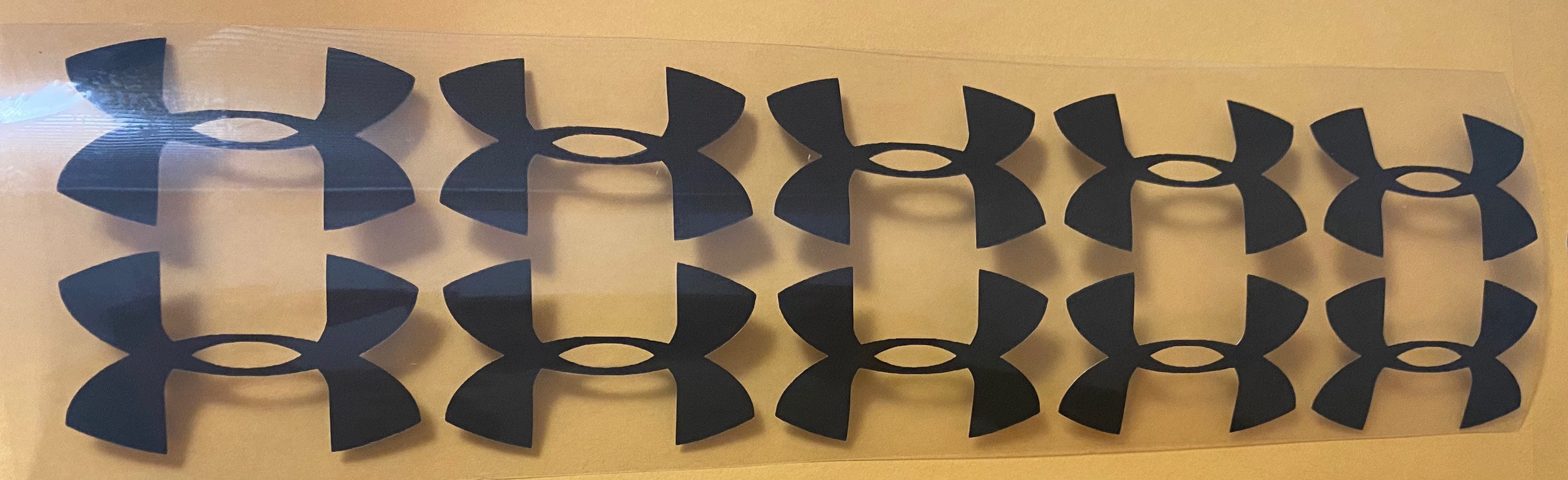 Set of 10 Under Armour Iron on Decal Iron decal bundle Etsy