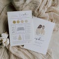 Bridesmaid Info Card Template: Minimalist Bridesmaid Information Card, Modern Wedding Proposal, Editable in Canva product logo