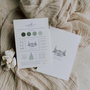 Editable bridesmaid proposal card for bridal party info