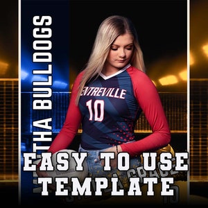 Volleyball Senior Banner Template