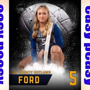 Basketball Senior Banner Vorlage