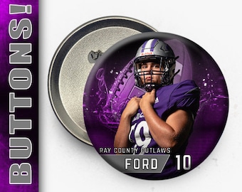 Football button Template