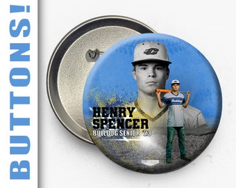 Varsity Baseball Button Template