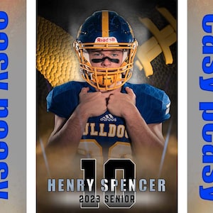 2x3 Football Banner Template