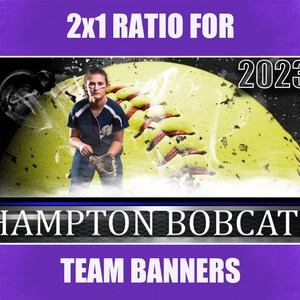 Softball Team Banner