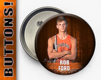 Youth Sports Button, Little League Button