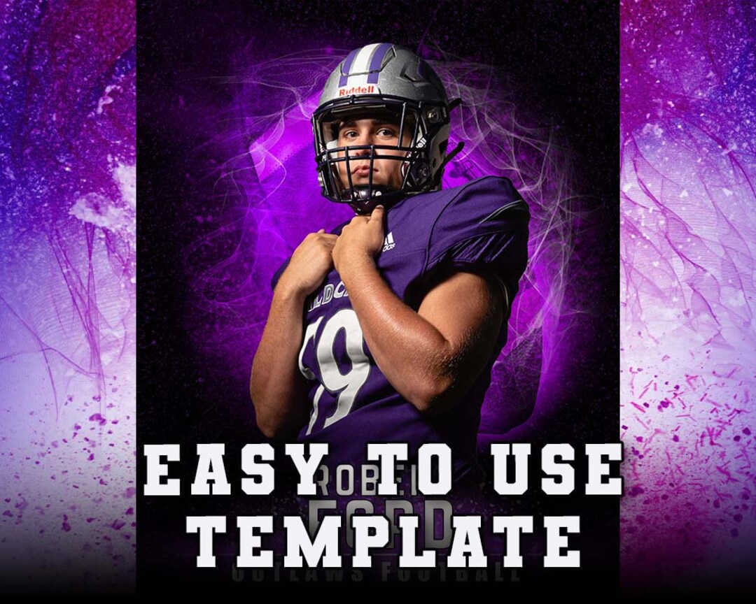 Football Banner Template Etsy
