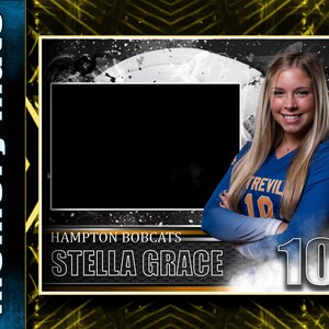 Volleyball Memory Mate Banner Poster Template
