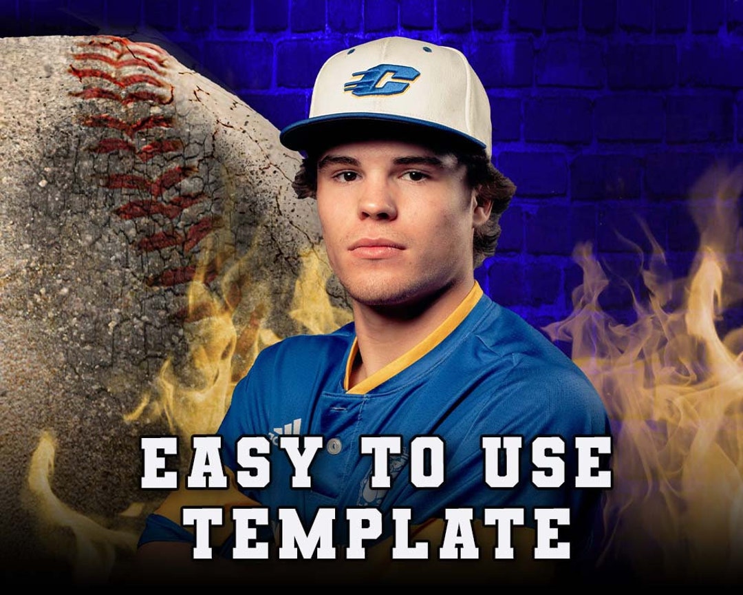 Baseball Senior Sports Banner Etsy