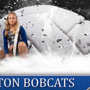 Photoshop Banner Template for Volleyball Team