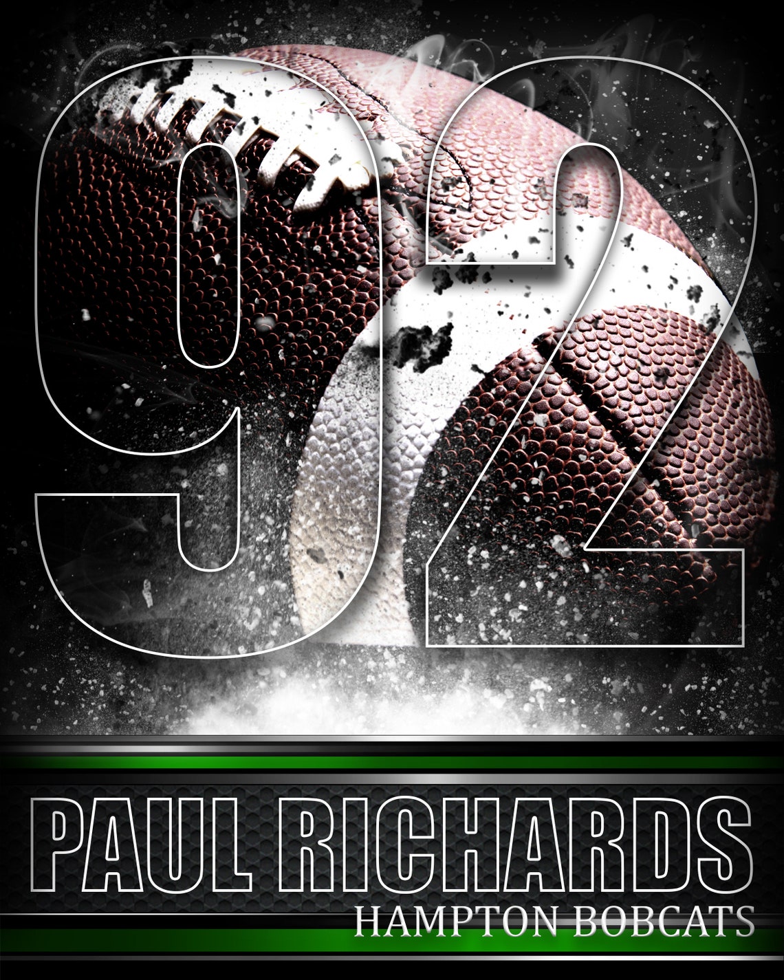 Football Senior Banner Template Etsy