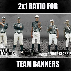 Baseball Team Banner Poster Template
