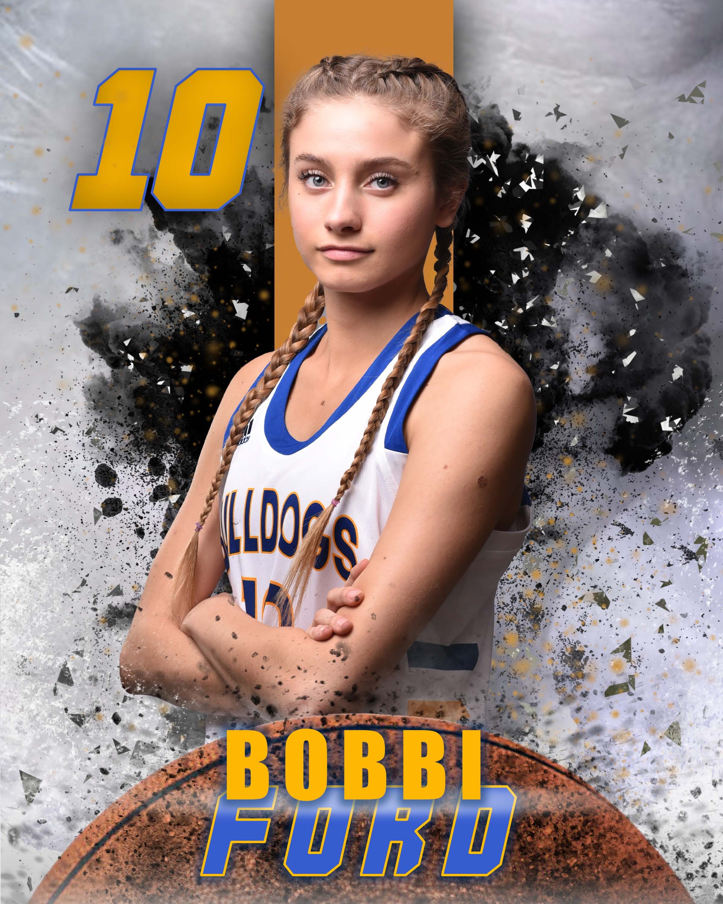 Varsity Basketball Banner Template Etsy