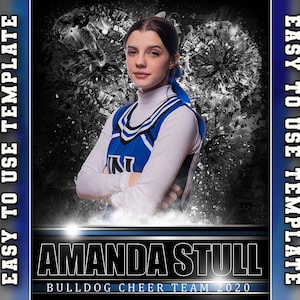 Cheerleading Senior Banner Template