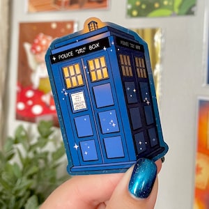 Tardis Police Box Die Cut Sticker