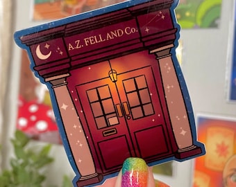 Aziraphale’s A. Z. Fell Bookshop Sticker